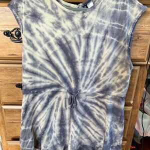 Tie-Dye Sleeveless romper